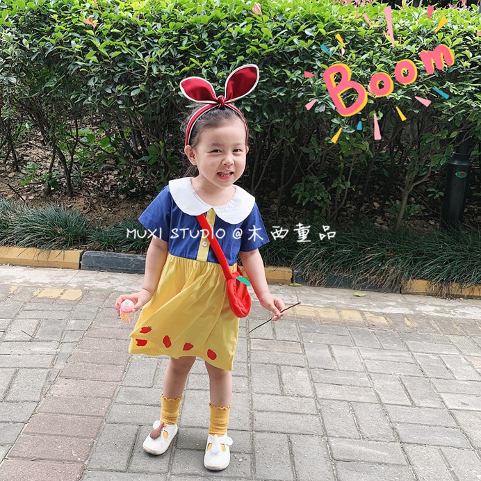 Đầm công chúa Bạch Tuyết dành cho bé gái