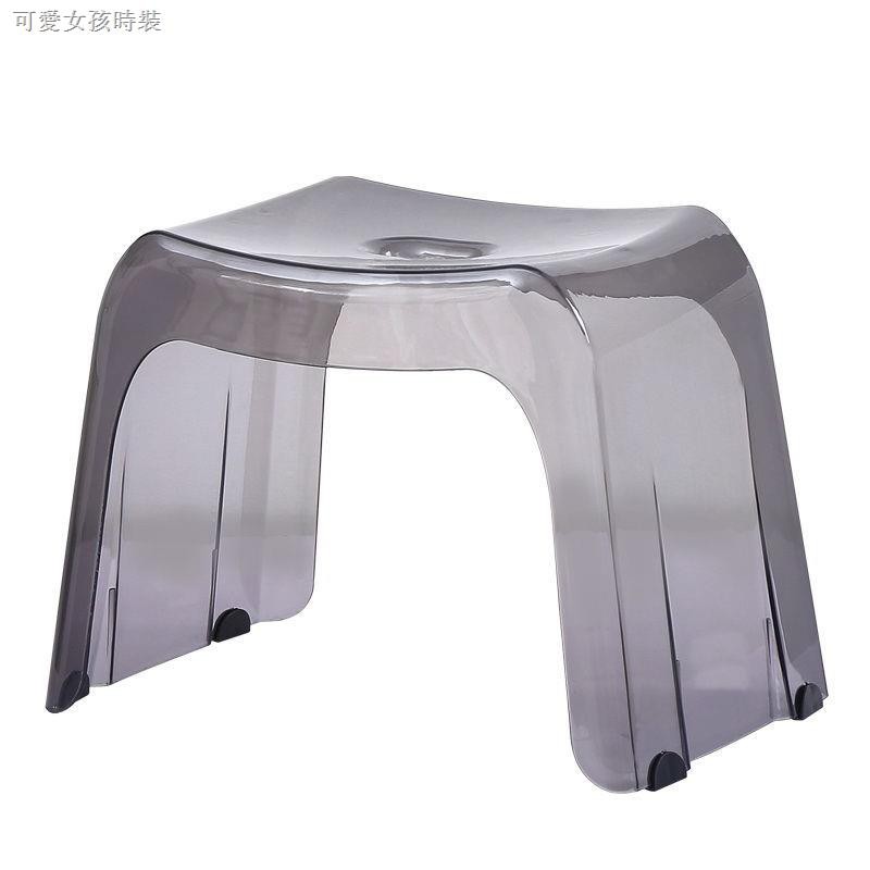 Ghế Đẩu Bằng Nhựa Trong Suốt Tiện Dụng Dành Cho Nhà Tắm | BigBuy360 - bigbuy360.vn