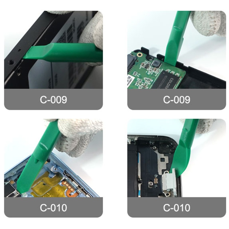 Bộ Dụng Cụ Tháo Lắp Sửa Điện Thoại 10 Trong 1 Chống Tĩnh Điện Chuyên Dụng