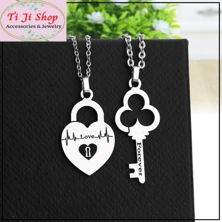 DÂY CHUYỀN CẶP,ĐÔI Ô CHÌA KHÓA MC269 - siêu đẹp chuẩn thời trang