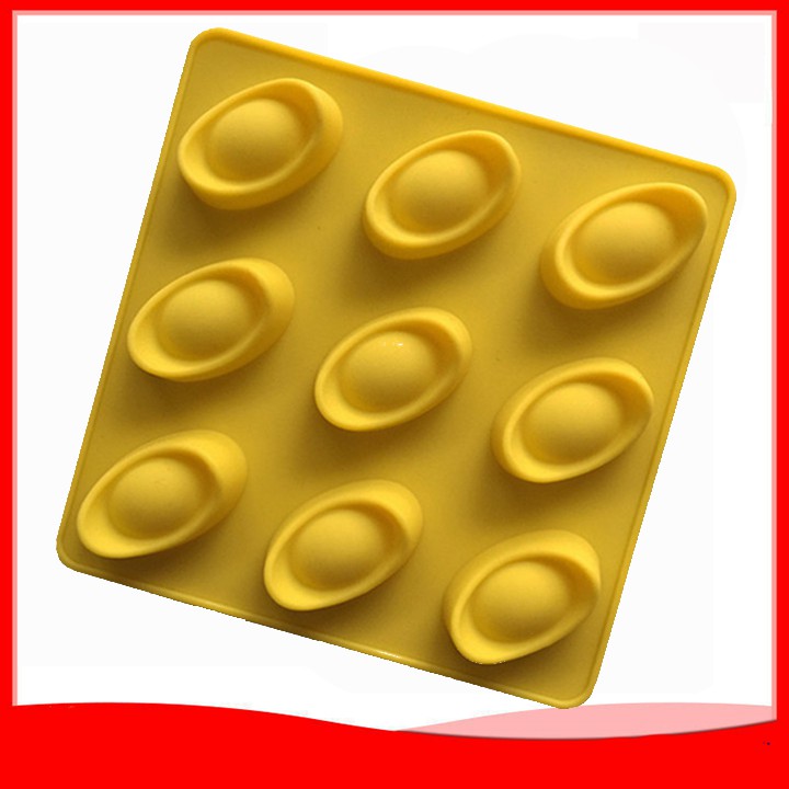 HCM -  Khuôn silicon 9 thỏi vàng đổ socola làm rau câu quà tặng tết tài lộc may mắn