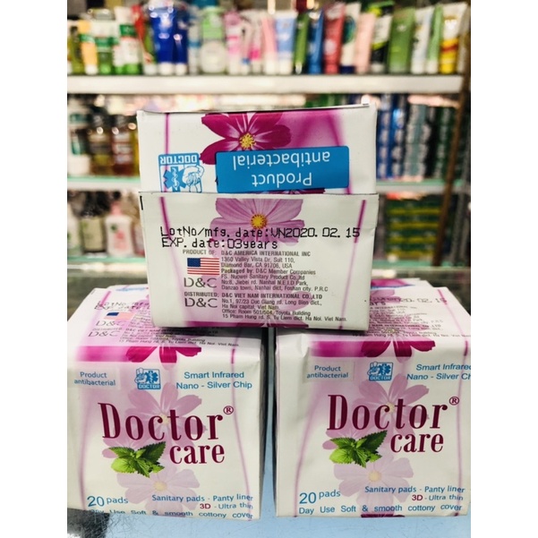 combo 3 Băng Vệ Sinh Doctor Care (hàng ngày 20 miếng)