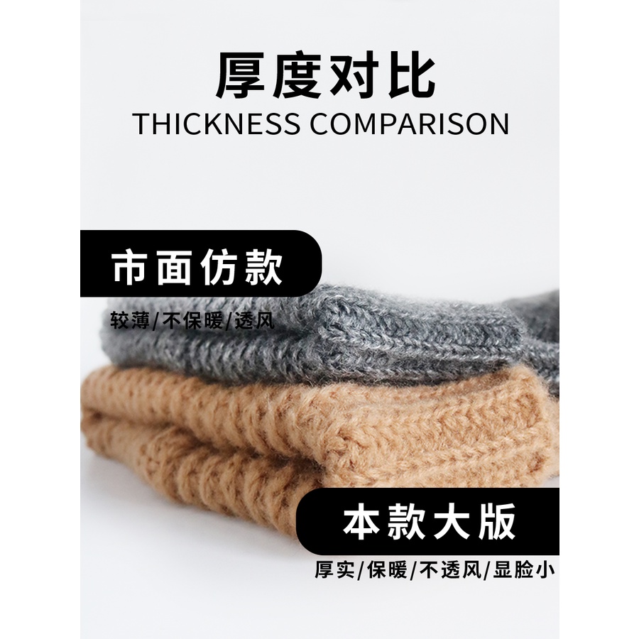 Mũ Len Dày Dặn Phong Cách Thu Đông Mới 2022 Dễ Phối Đồ