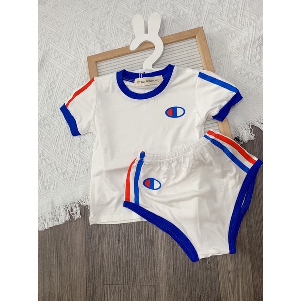 CHIP07 Bộ Chip Thun Lạnh Thể Thao  Cho Bé 4kg đến 14kg