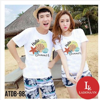 Áo Cặp Tay Cộc Cute MS04 (Giá 1 Áo)