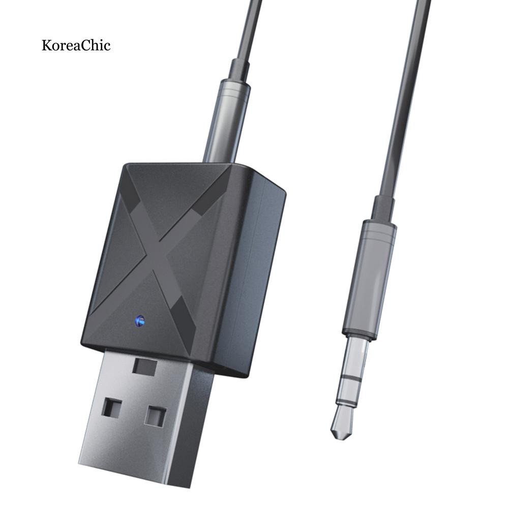 Bộ chuyển đổi âm thanh krcc _ 2 trong 1 USB Bluetooth 5.0 chuyên dụng cho TV / Máy tính bàn/ Xe hơi