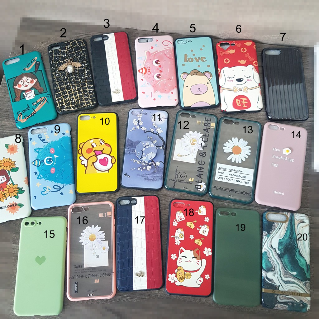 Ốp lưng dẻo  7plus | 8plus ĐỒNG GIÁ 10K Nhiều Mẫu đẹp
