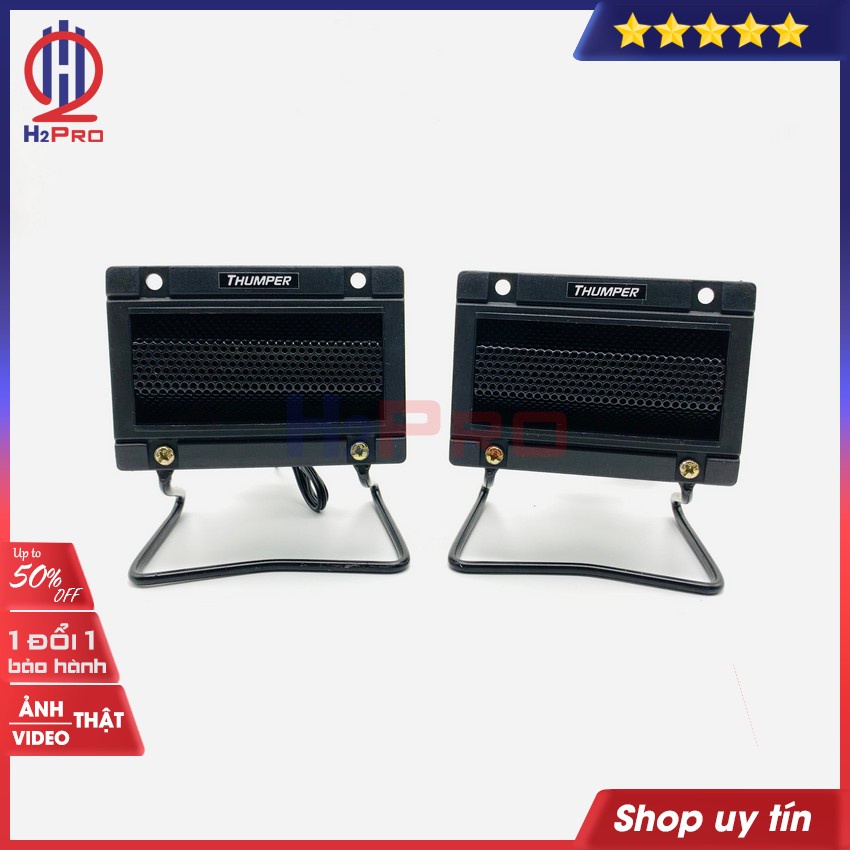 Đôi loa siêu treble thạch anh Thumper AT416 H2Pro 20W-hàng hãng-phễu kèn (2 loa), loa siêu treble thạch anh cao cấp