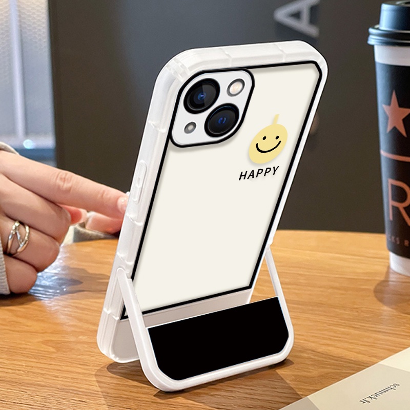 Ốp Điện Thoại Silicone Tpu Mềm Trong Suốt Có Giá Đỡ Cho Iphone 11 12 13 Pro MAX XR X XS MAX SE 2020 6 7 8 Plus 6S