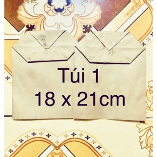Combo 100 túi xi măng đựng hàng kt 17x21cm
