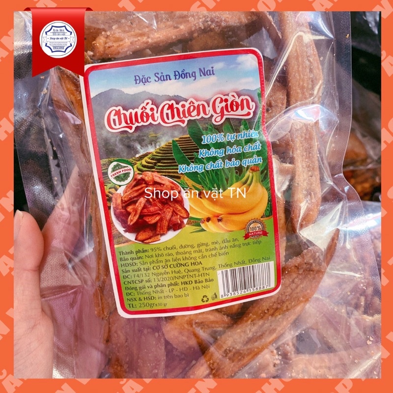 chuối chiên giòn gói 220gr