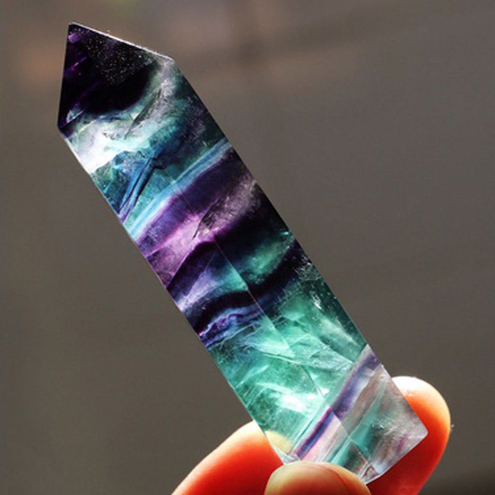 Đá fluorite 50-60mm dùng để trang trí nhà cửa