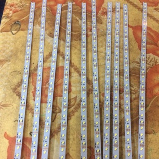 Combo 5 Led thanh 12v 50cm siêu sáng không máng