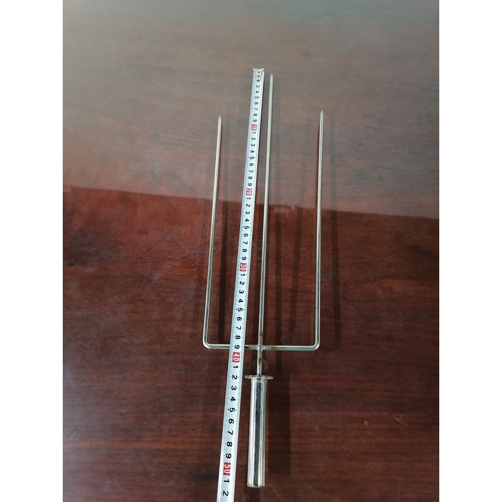 Xiên 3 chạc nướng gà,vịt bằng inox