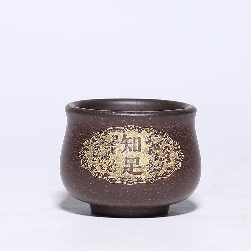 BỘ CHÉN TỬ SA NGHI HƯNG THỦ CÔNG TRI TÚC THƯỜNG LẠC 60 ML (BỘ 04 CHÉN KÈM HỘP QUÀ)