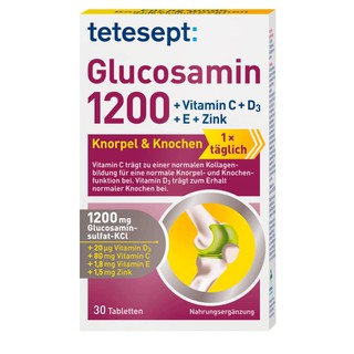 Hỗ trợ xương khớp glucosamin 1200 Tetesept  30v, nội địa Đức