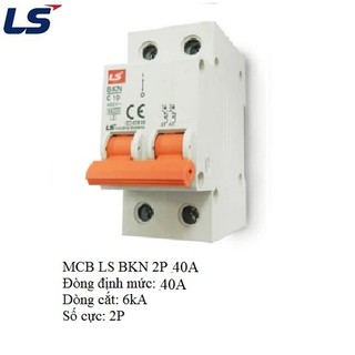 Cầu dao MCB LS BKN - 40A 6kA 2P