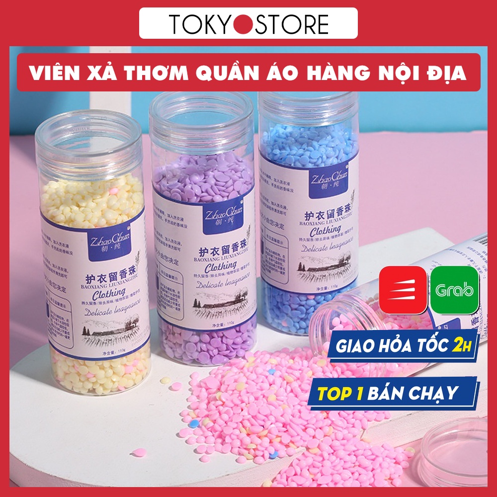 Hạt lưu hương quần áo xả vải sử dụng cho máy giặt tạo hương thơm dễ chịu trong 72 tiếng