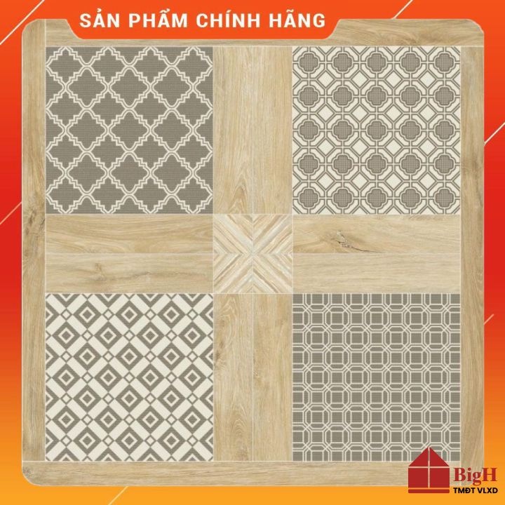 Gạch lát nền 50x50 Vitto 3780. Bề mặt định hình – sỏi cỏ, không bị mài mòn - Vật liệu xây dựng BigH