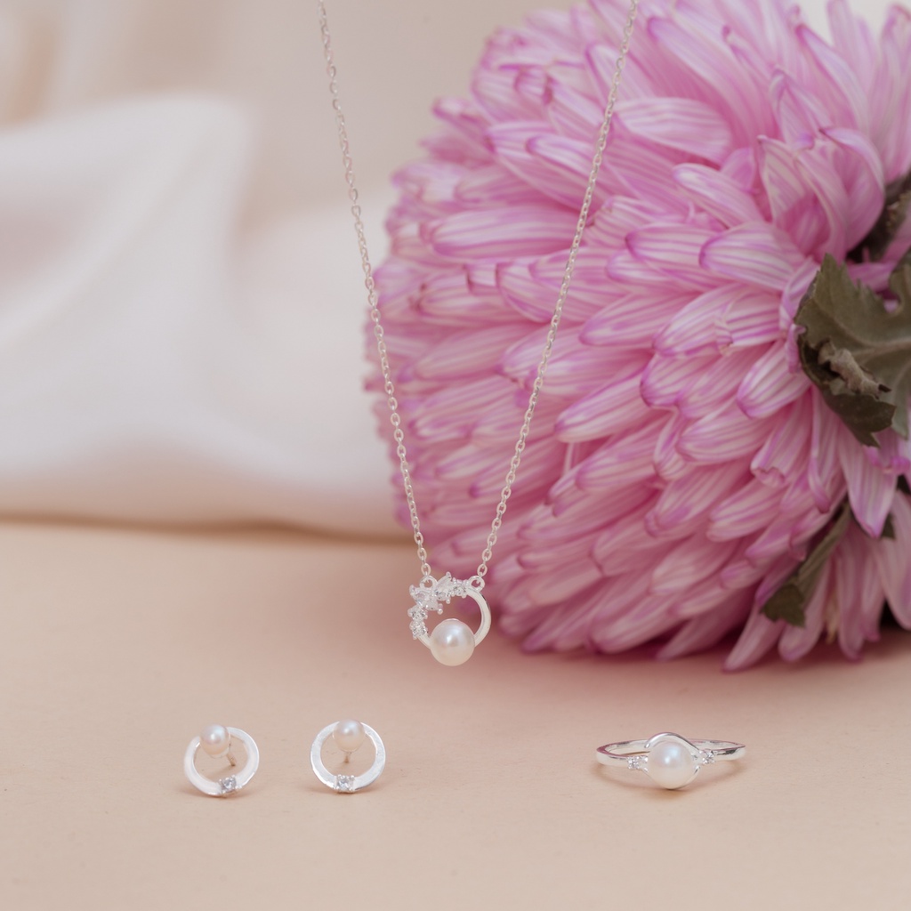 Dây chuyền bạc nữ 925 BLING IT thiết kế nữ tính dễ thương BIVC284
