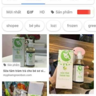 Sữa tắm tràm trà cho bé