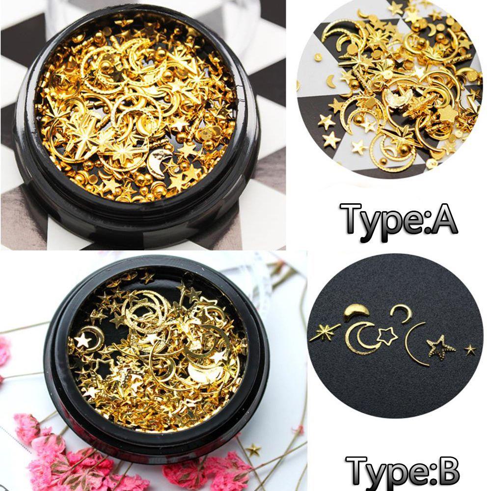 Kim Sa Hình Ngôi Sao 3D Đính Móng Nghệ Thuật