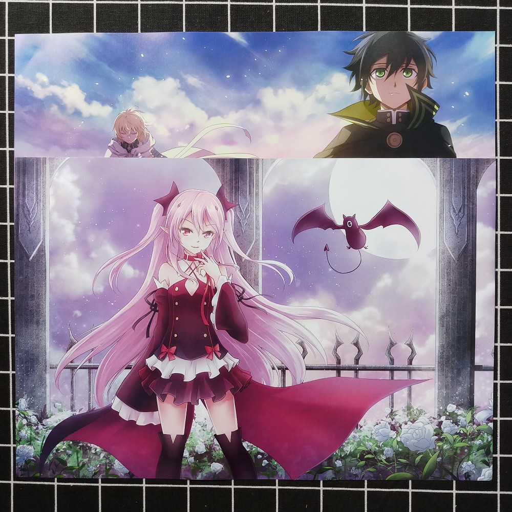 Poster Anime Owari no Seraph (8 Tờ)