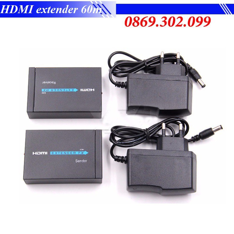 Bộ khuếch đại tín hiệu HDMI qua dây mạng 60m