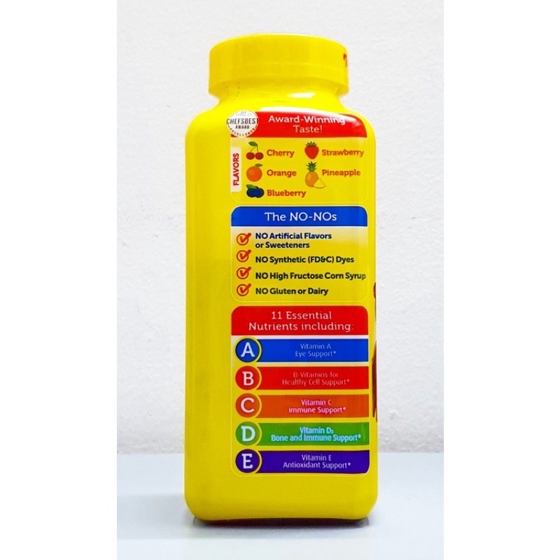 Kẹo Dẻo Bổ Sung Vitamin Gấu Lil'Critter Gummy Vites Multivitamin Complete Cho Trẻ Từ 2 Tuổi 300 Viên