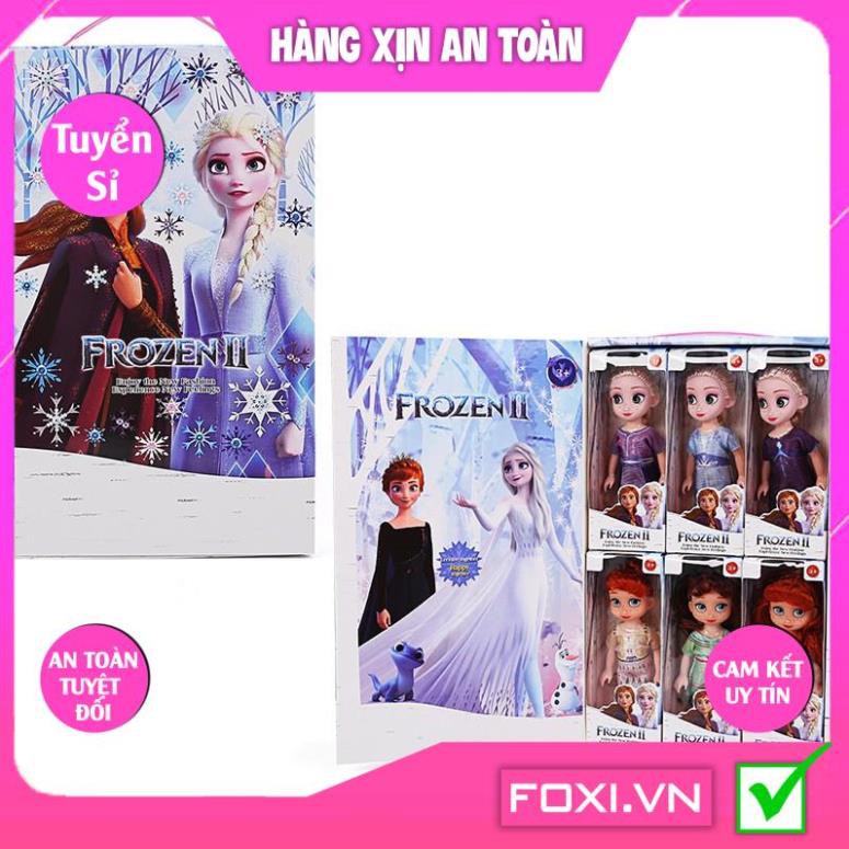 Búp bê Barbie Anna và Elsa Foxi-Đồ chơi công chúa nhân vật hoạt hình đẹp-vui nhộn-dễ thương-sáng tạo-Nhân vật hoạt hình