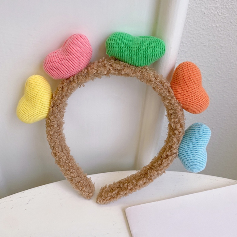 Flgo Băng Đô Trái Tim Bằng Lông Nhung Màu Kẹo Ngọt Trang Trí Tiệc Tùng / Lễ Hội