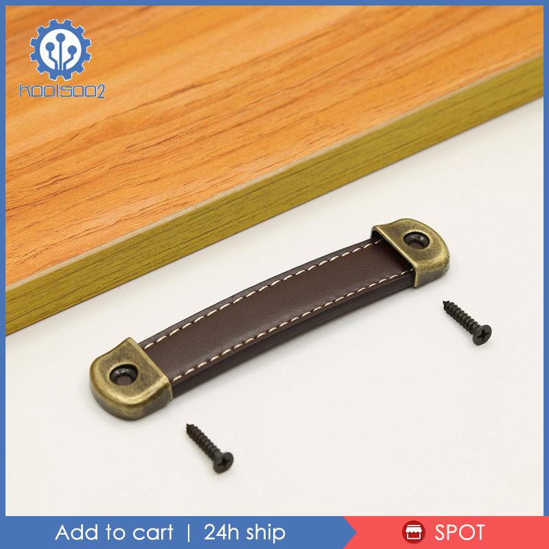 [Koolsoo2] Tay Nắm Cửa Tủ Kéo Bằng Da PU Thay Thế Tiện Dụng Cho Tủ Đồ Nội Thất / Tủ Quần Áo / Tủ Quần Áo /