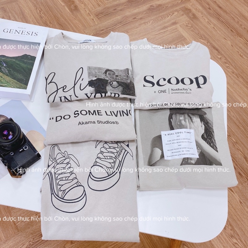 Áo thun 3158 MÀU GHI SÁNG hàng loại 1 chất dày dặn Cotton Unisex CHÒN CLOTHING