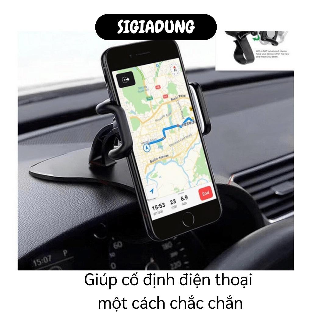 [SGD] Giá Đỡ Điện Thoại - Giá Đỡ Điện Thoại Trên Ô Tô Có Đế Kẹp Silicon, Xoay 360 Độ 6260