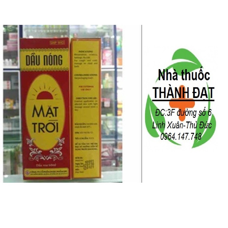 dầu nóng mặt trời OPC 60ml