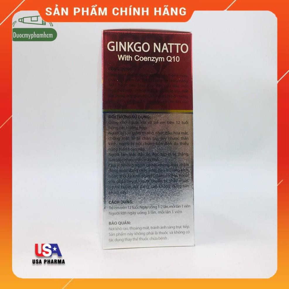 [Viên uống] Hoạt huyết dưỡng não BRAIN GINKGO NATTO 100 Viên