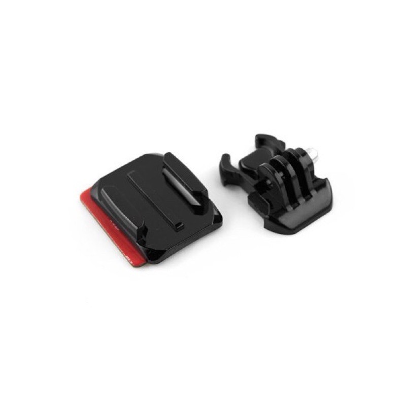 Phụ Kiện Gắn Nón Bảo Hiểm 3m + Khóa Gắn Cho Gopro Hero 4 3 + 2 1 Sjcam Xiaomi Yi