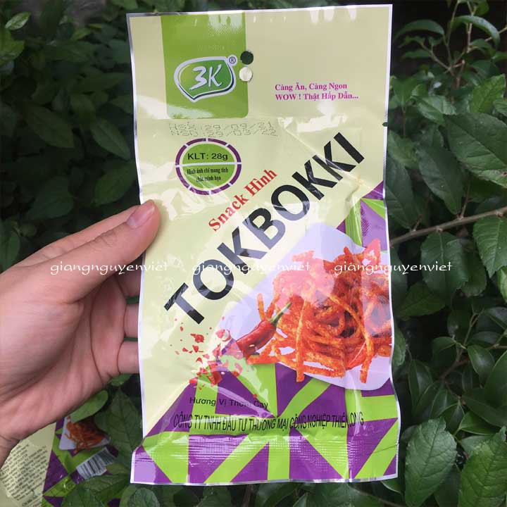 Combo 10 gói snack toboki hương vị thơm cay