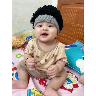 Mũ len tóc xù (ib chọn màu)