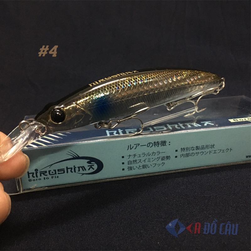 Mồi câu gành biển Minnow Hirushima Ronin 110