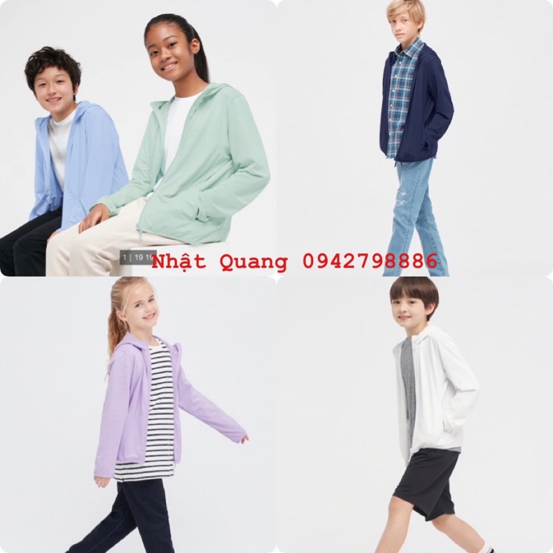 Áo chống nắng kid uniqlo nhâth auth mẫu mới 2022