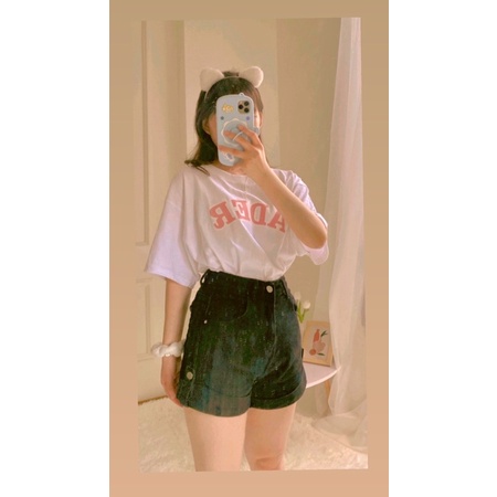 ÁO THUN NỮ COTTON 100% ADER FORM RỘNG 5H1T