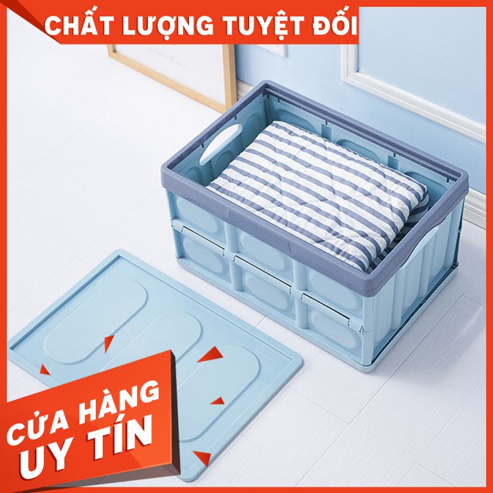 ( Giá Tốt )Thùng nhựa để đồ xếp gọn 50 lít  53x35x30cm