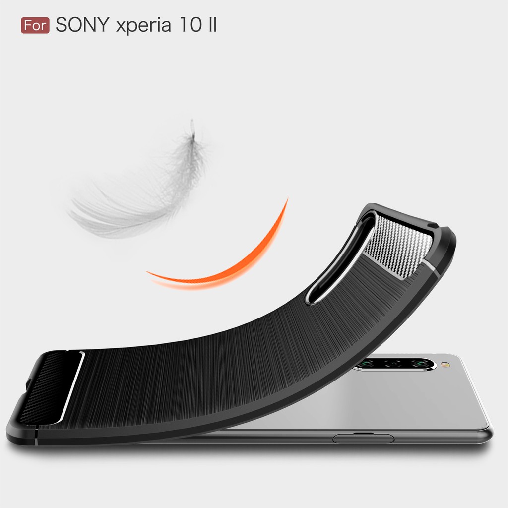 Ốp lưng sợi carbon cho Sony Xperia 10 II