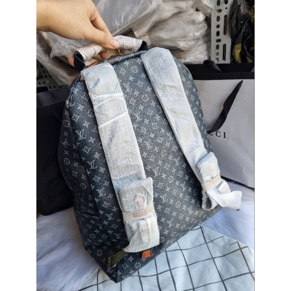 balo thời trang nam nữ unisex lv size 40 vừa laptop xịn sò