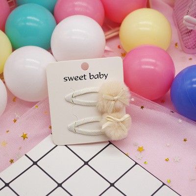 Bộ 2 Kẹp Tóc Đính Nơ Phong Cách Hàn Quốc Cho Nữ