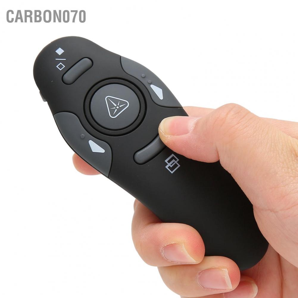 Hàng Sẵn Bút trình chiếu bằng laser cắm vào USB ko dây dành cho PPT, bút chỉ hướng RF Tay cầm 2.4Ghz không dây với Bộ thu cho Lớp họp Phát biểu【Carbon070】