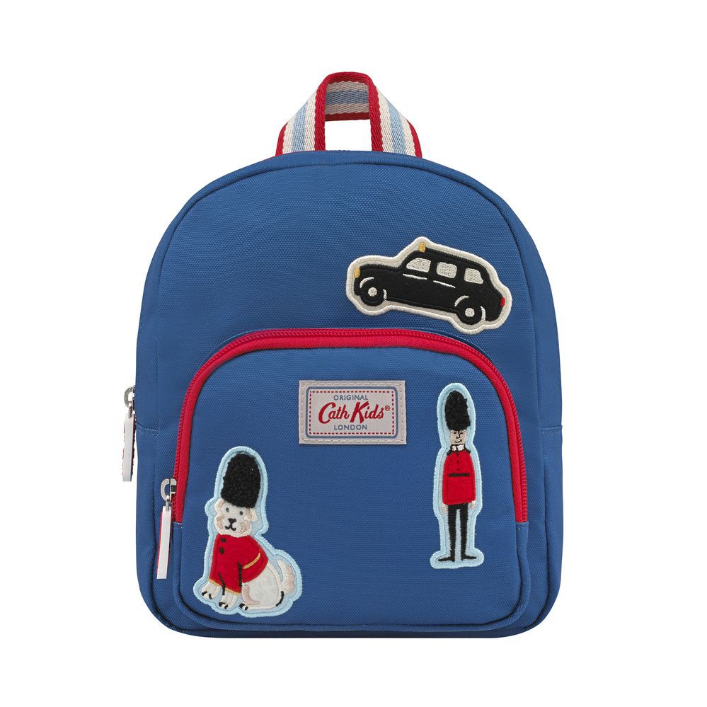 Cath Kidston - Balo trẻ em Kids Mini Rucksack London Badges - 935920 - London Blue