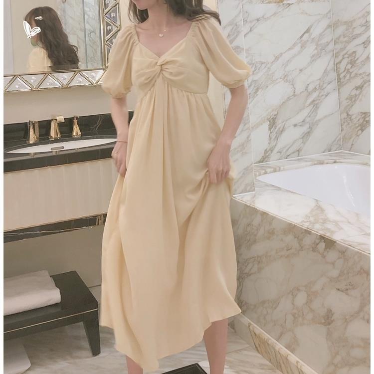 Đầm Voan Mùa Hè Phong Cách Pháp Ngọt Ngào Cho Nữ Platycodon Grandiflorum