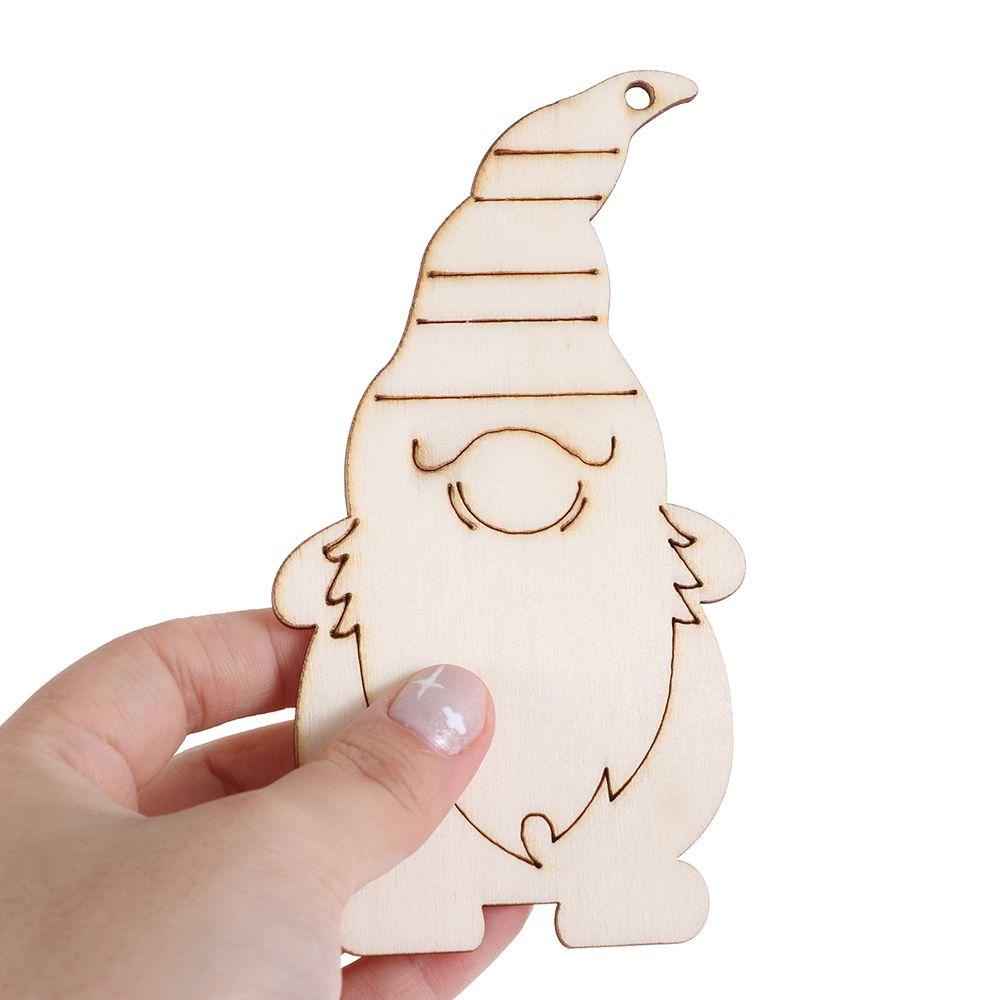 Set 10 Búp Bê Gỗ Trang Trí Cửa Ra Vào Hình Vô Diện Sáng Tạo